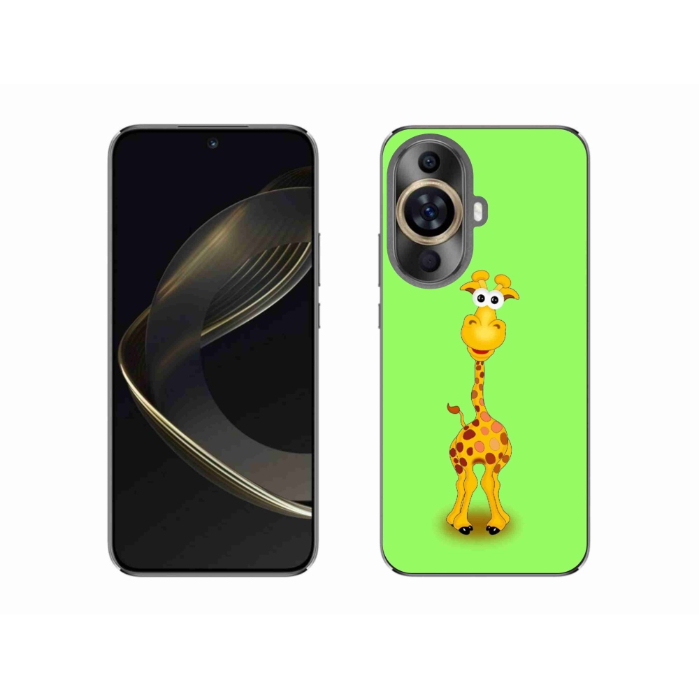 Gelový kryt mmCase na Huawei Nova 11 - kreslená žirafa