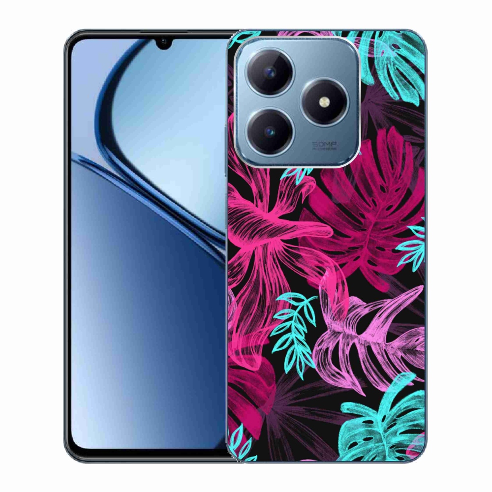 Gelový kryt mmCase na Realme C63 - květiny 1