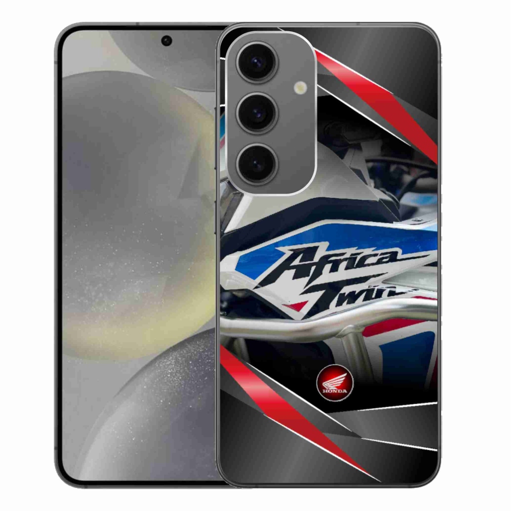 Gelový kryt mmCase na Samsung Galaxy S24+ - motorka honda