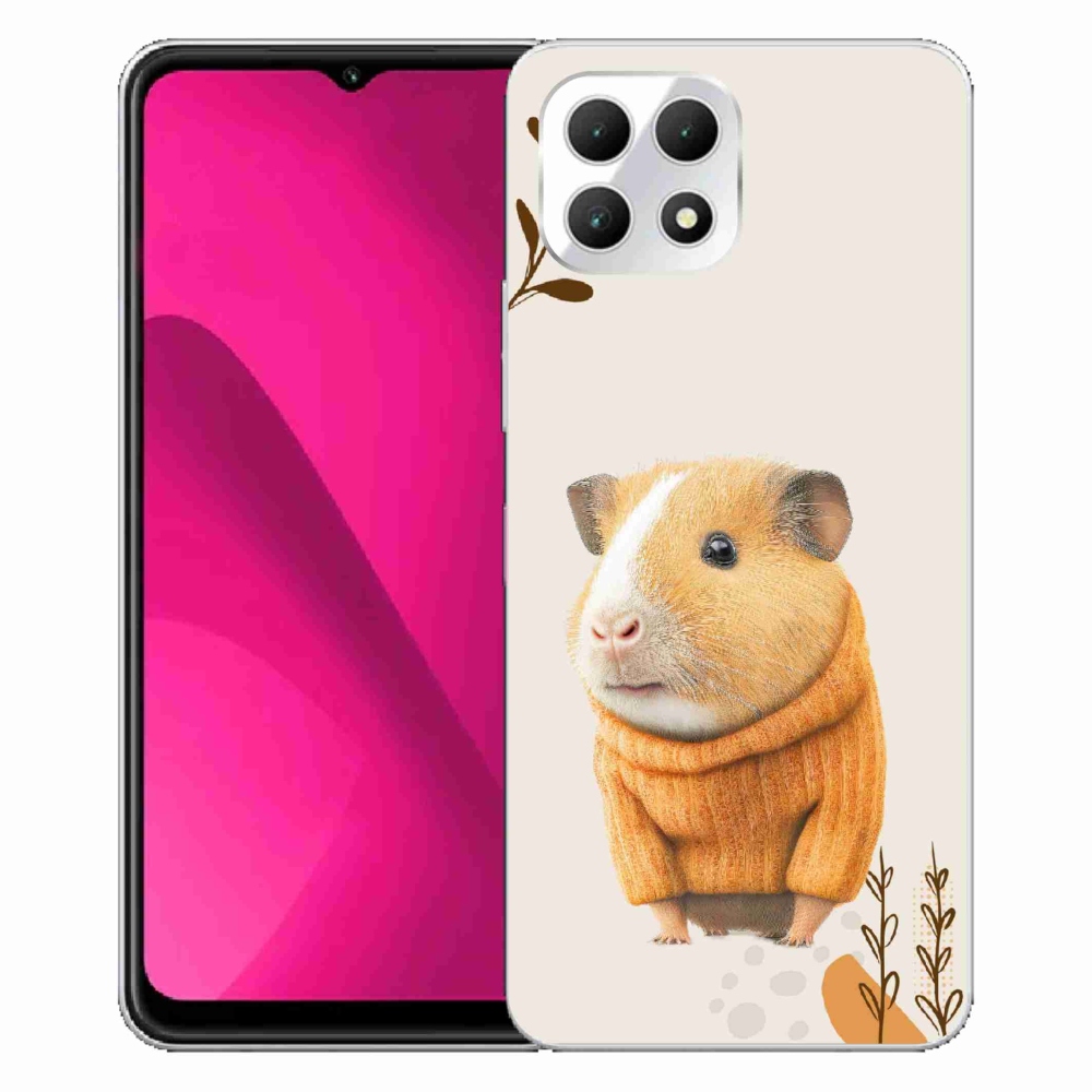 Gelový kryt mmCase na T-Mobile T Phone 2 - morče ve svetru