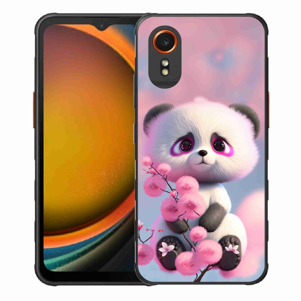 Gelový kryt mmCase na Samsung Galaxy Xcover 7 - roztomilá panda 1