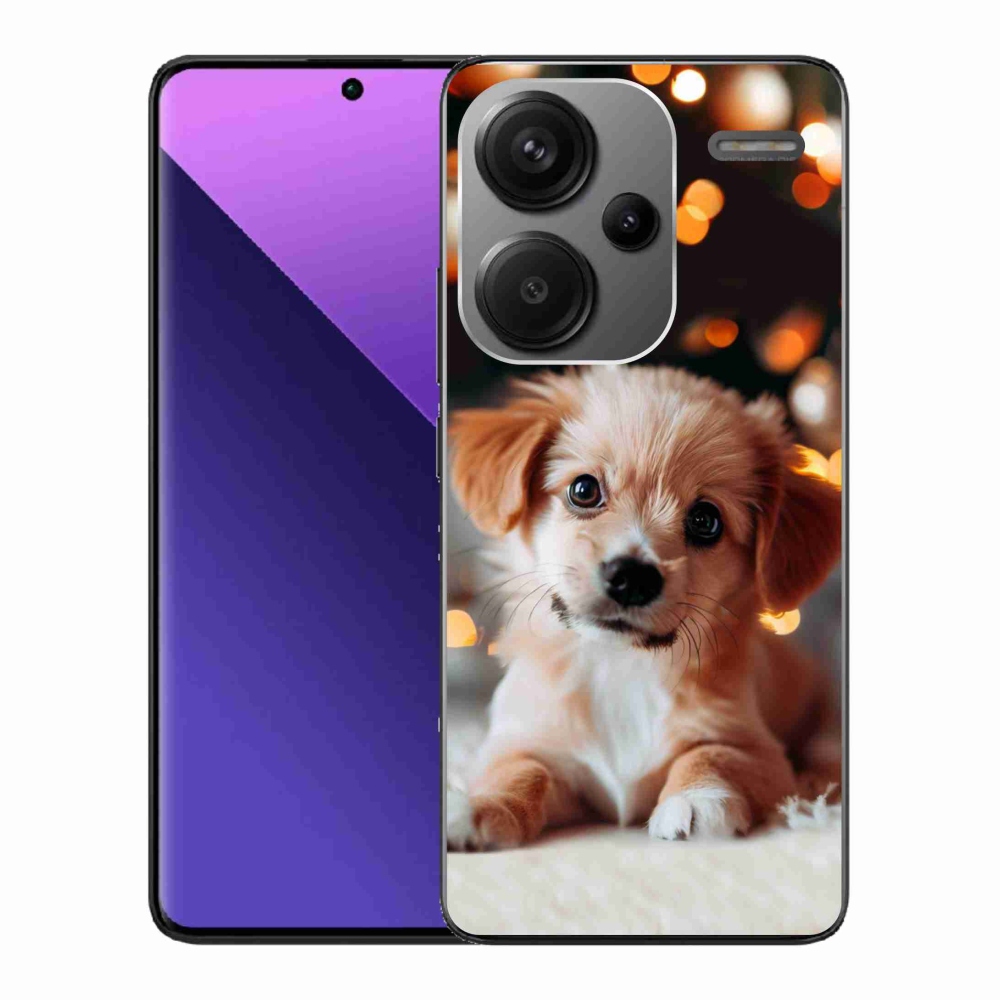 Gelový kryt mmCase na Xiaomi Redmi Note 13 Pro+ 5G - štěňátko