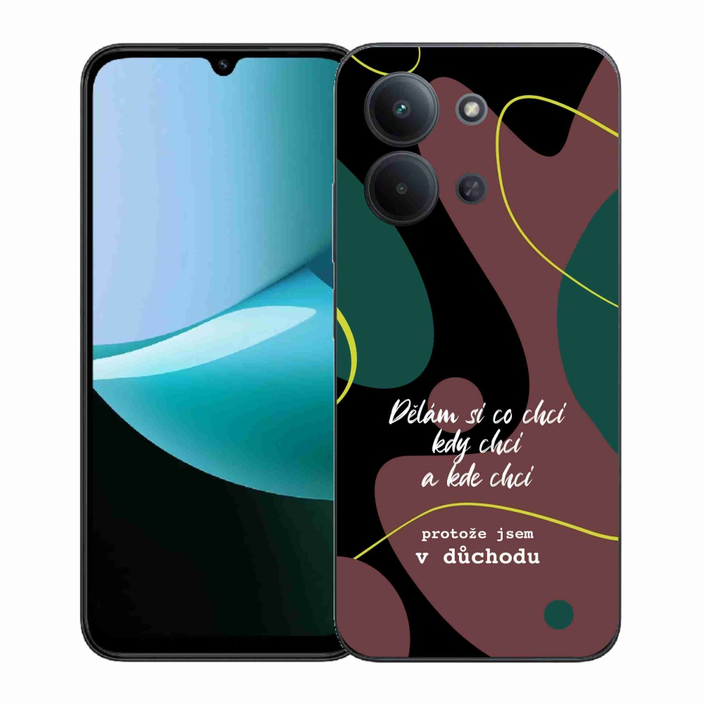 Gelový kryt mmCase na Xiaomi Redmi 15C 4G (171mm)/Poco C85 4G (171mm) - vtipný text 10 černé pozadí