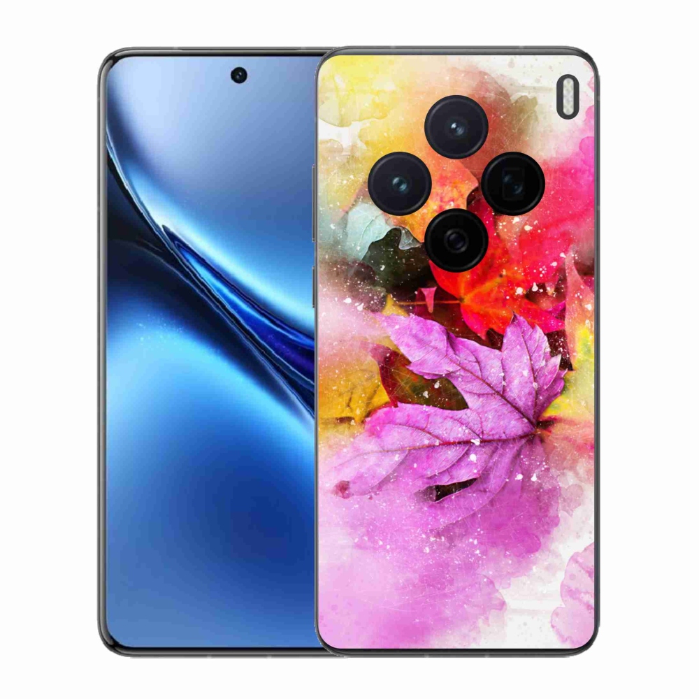 Gelový kryt mmCase na Vivo X200 5G - barevné listy