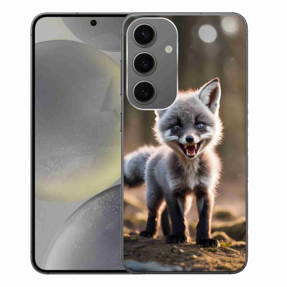 Gelový kryt mmCase na Samsung Galaxy S24+ - rozzuřená liška