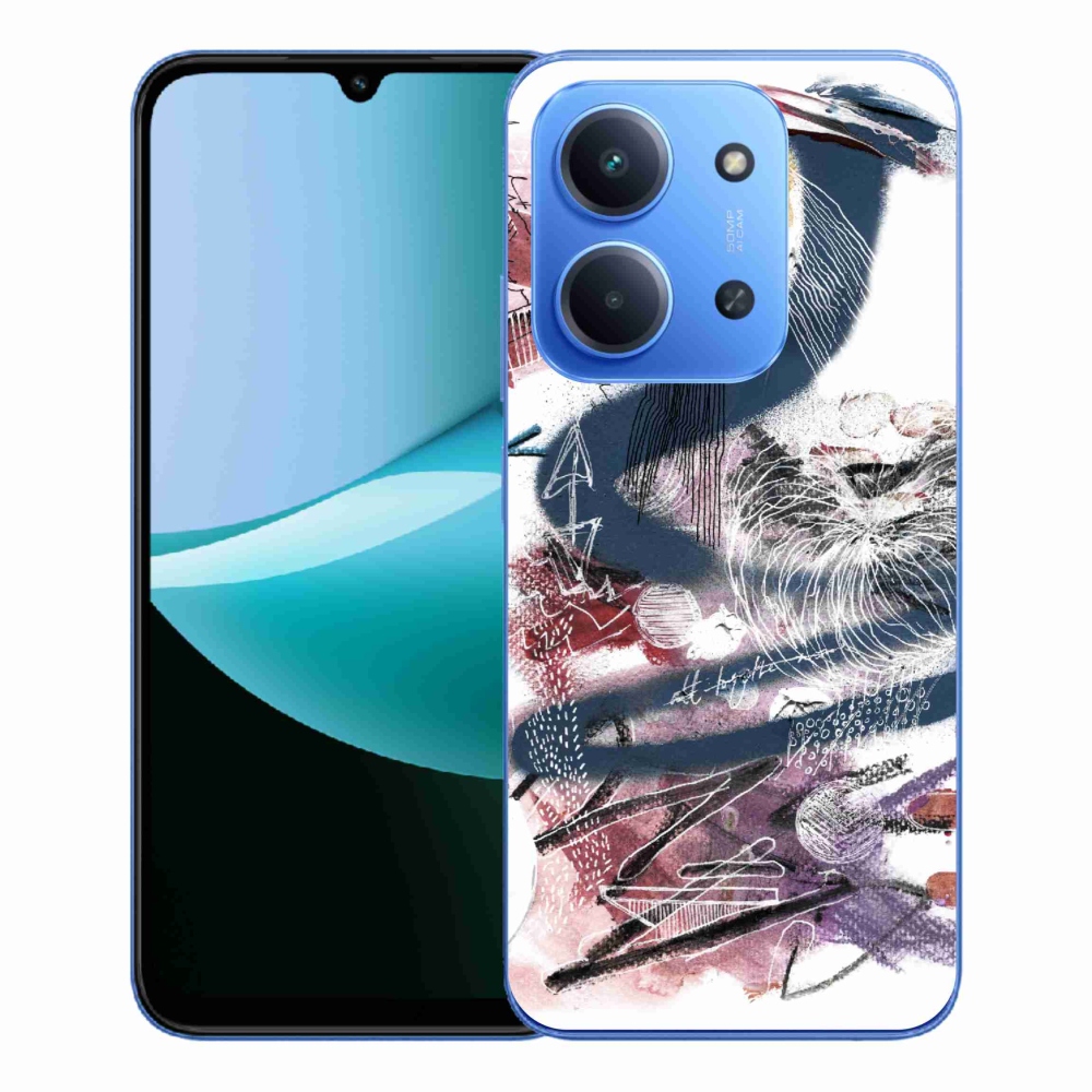 Gelový kryt mmCase na Xiaomi Redmi 15C 4G/5G (173mm) - abstraktní motiv 28