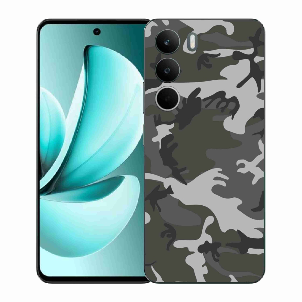 Gelový kryt mmCase na Realme C71 - maskáčový vzor