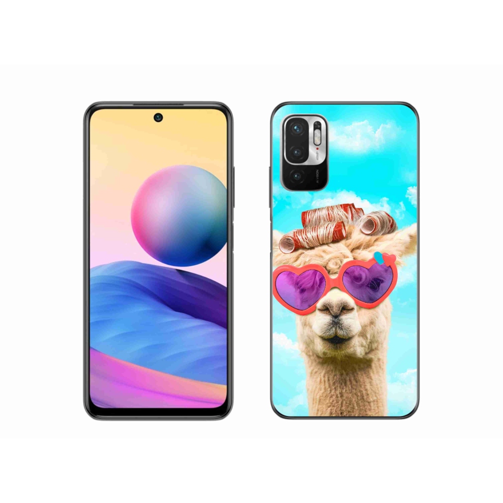 Gelový kryt mmCase na Xiaomi Poco M3 Pro/5G - lama s brýlemi