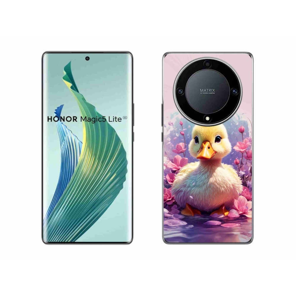 Gelový kryt mmCase na Honor Magic 5 Lite 5G - kachnička