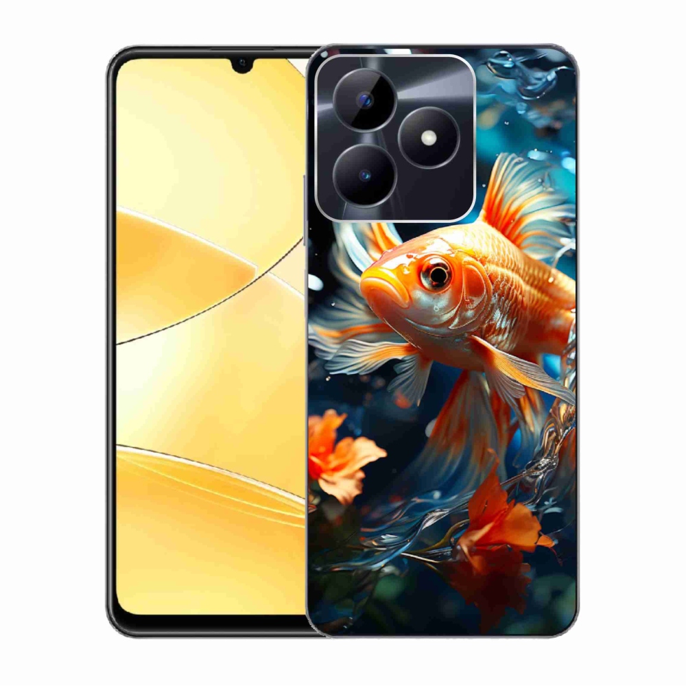 Gelový kryt mmCase na Realme C51/C53 - rybka