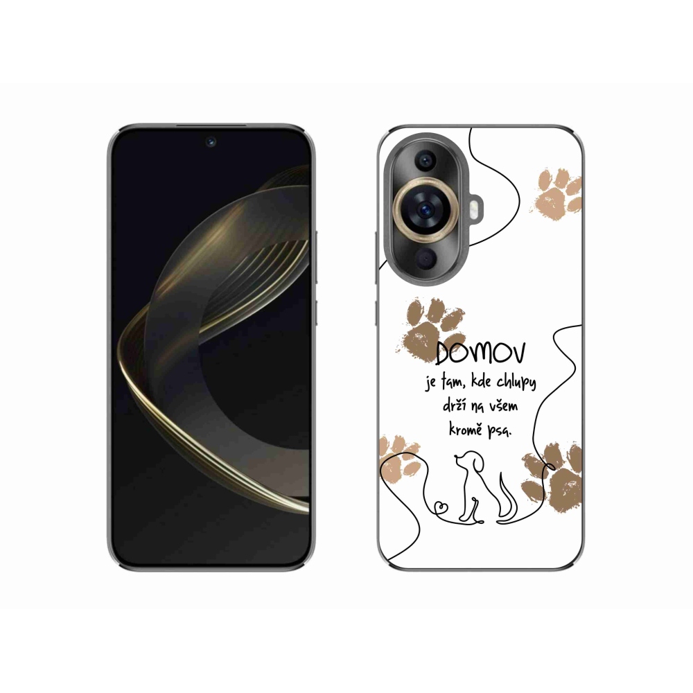 Gelový kryt mmCase na Huawei Nova 11 - psí motiv bílé pozadí