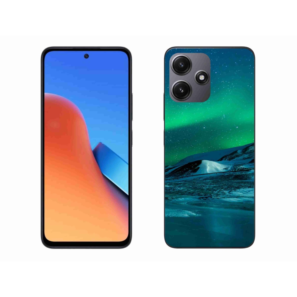 Gelový kryt mmCase na Xiaomi Redmi 12 5G - polární záře