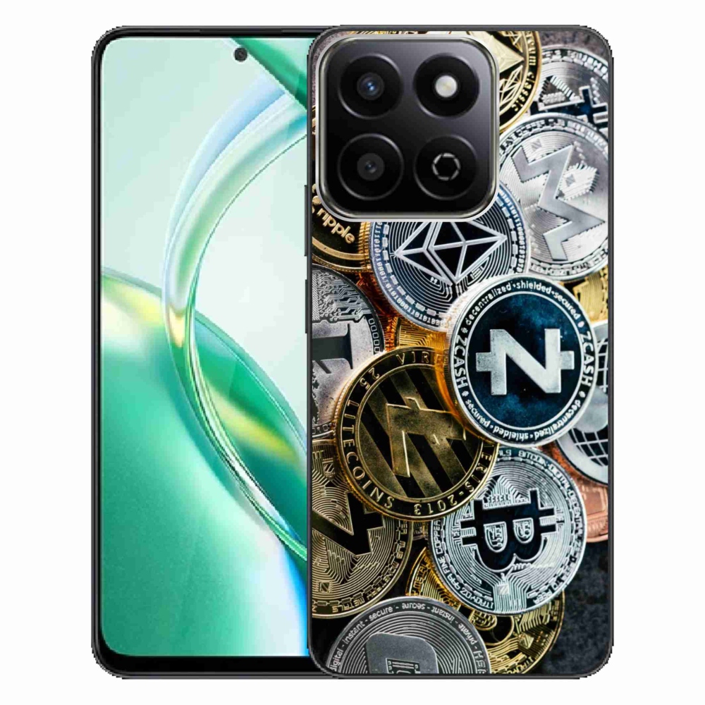 Gelový kryt mmCase na Honor 200 Smart 5G - kryptoměny