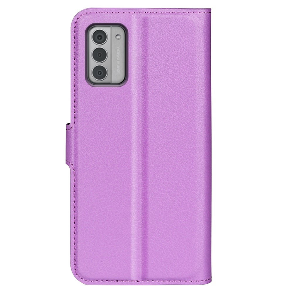 Litchi knížkové pouzdro na Nokia G42 - fialové