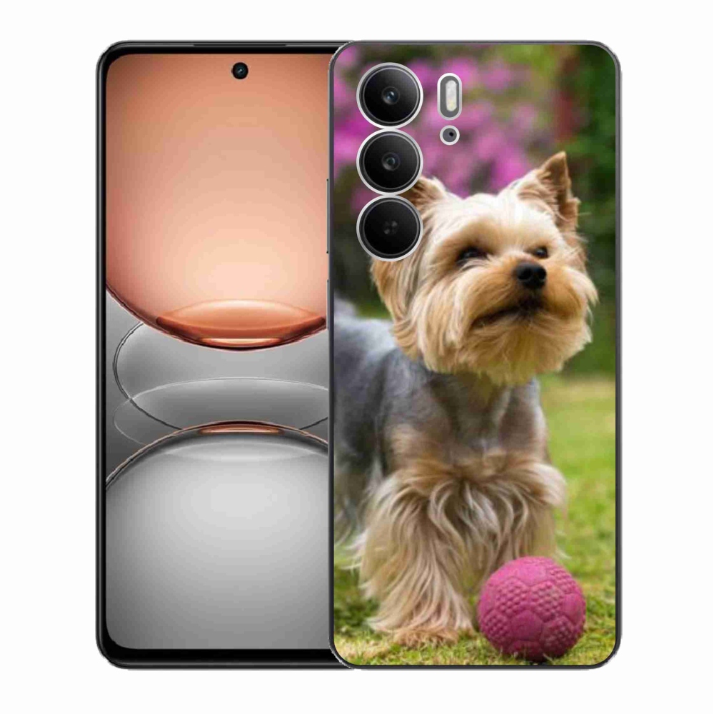 Gelový kryt mmCase na Realme C75 - jorkšír 4