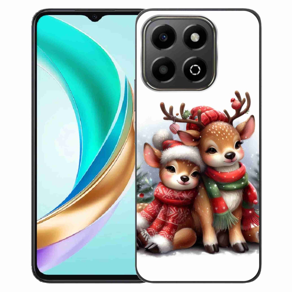 Gelový kryt mmCase na Honor X6b - vánoční sobi