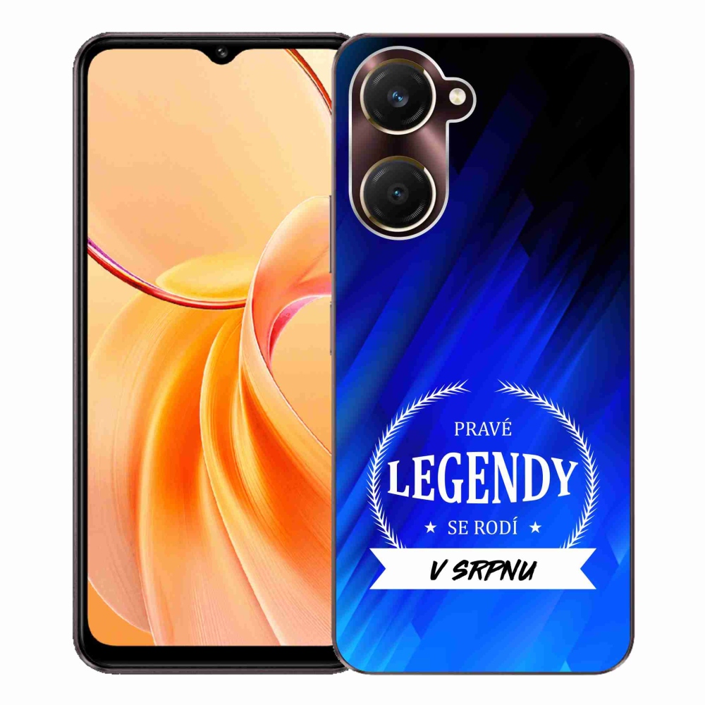 Gelový kryt mmCase na Vivo Y28s 5G - legendy v srpnu modré pozadí