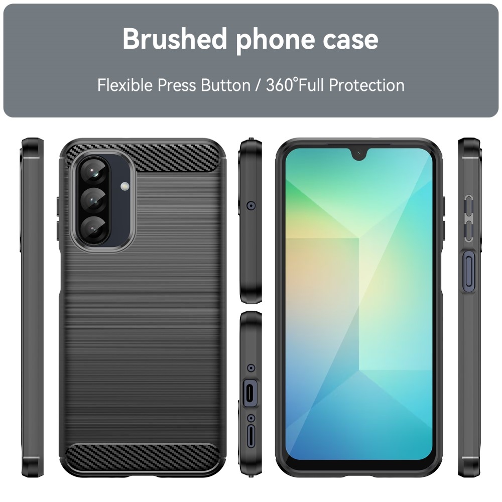 Carbon odolný gelový obal na Samsung Galaxy A26 5G - černý