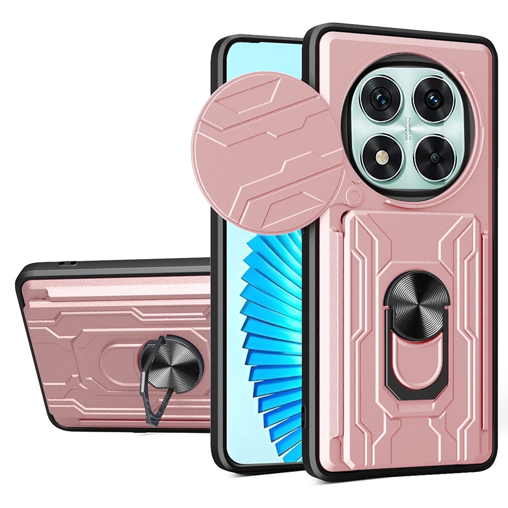 Slider odolný kryt na Xiaomi Redmi Note 14 Pro 5G/Poco X7 5G - růžovozlatý
