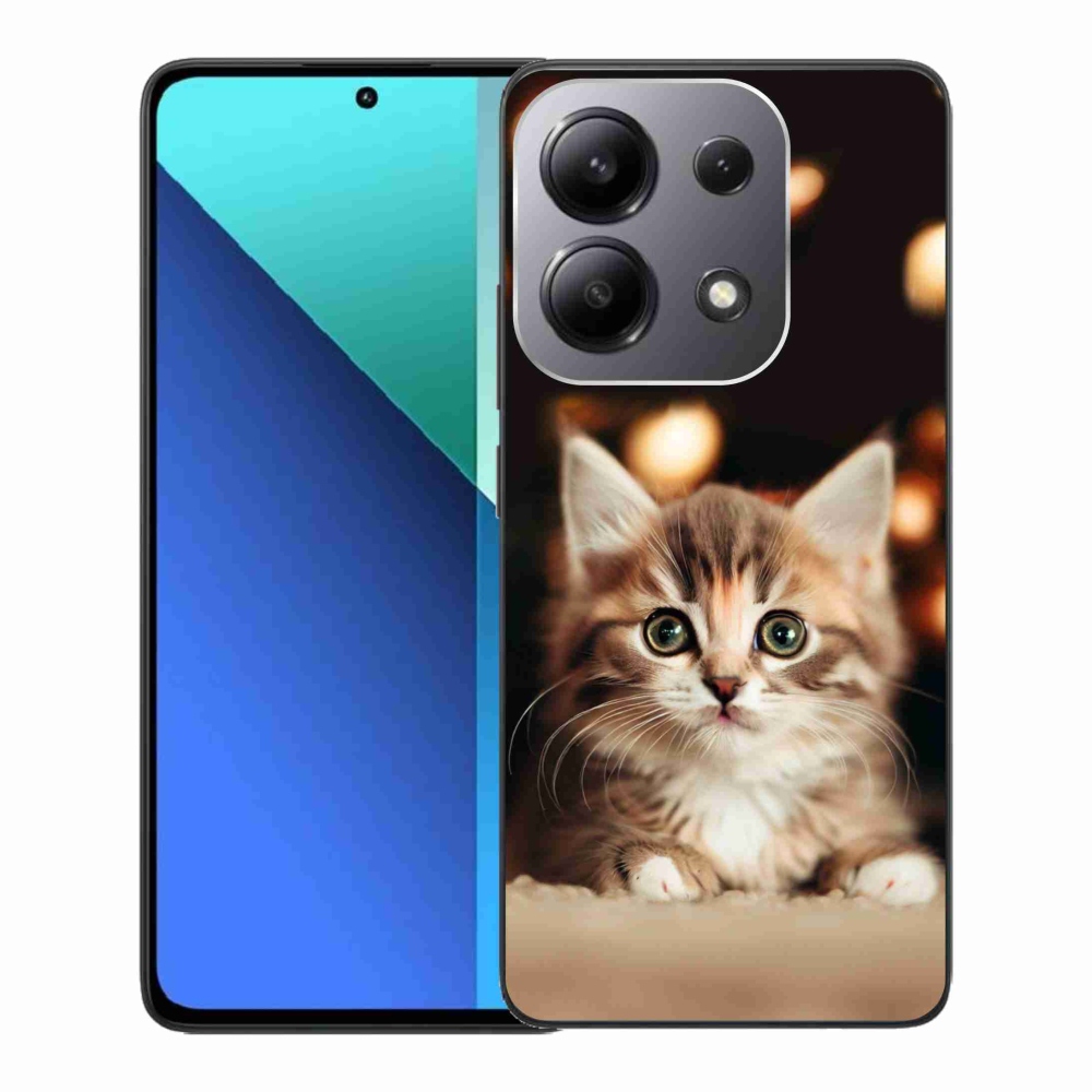 Gelový kryt mmCase na Xiaomi Redmi Note 13 - roztomilé kotě 2