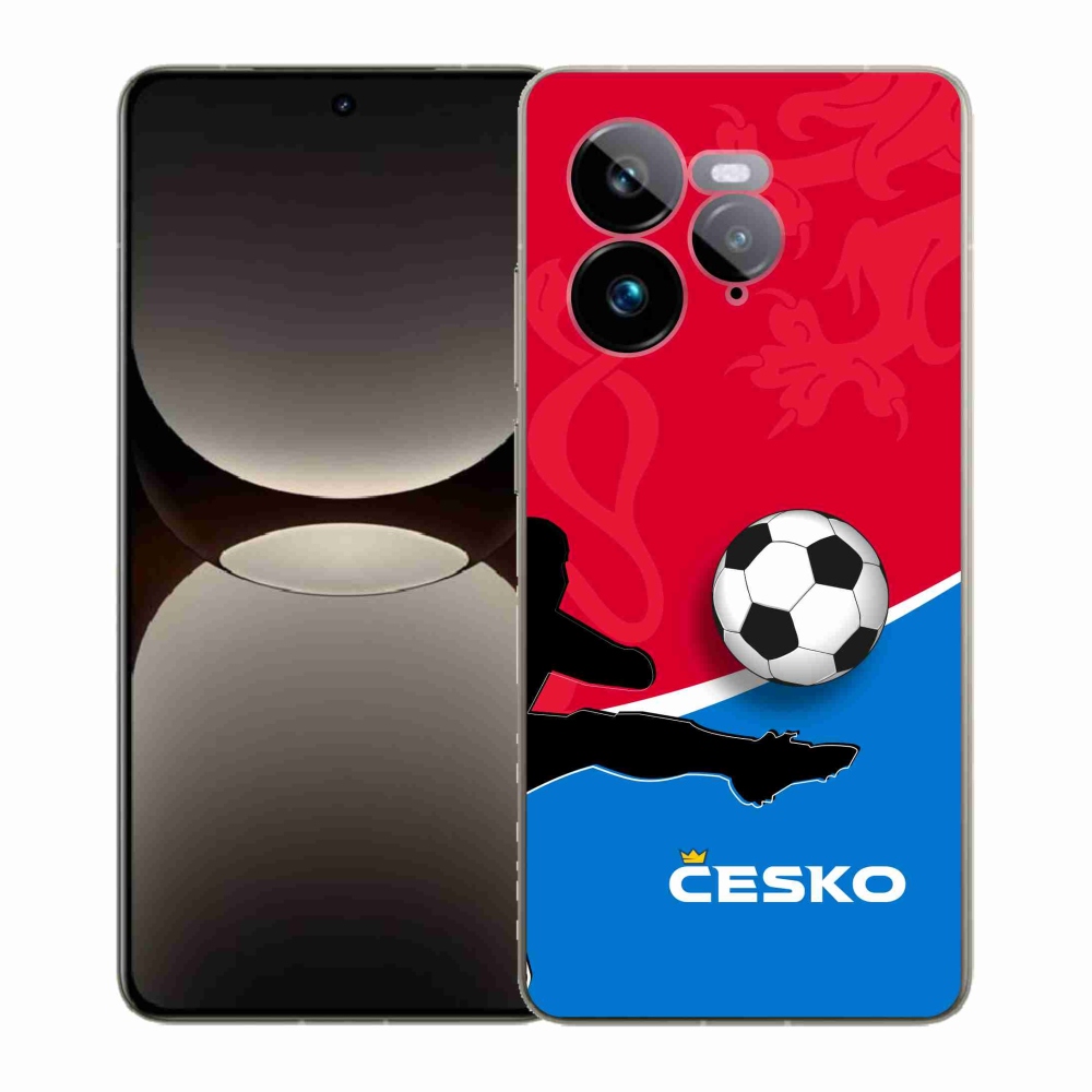 Gelový kryt mmCase na Realme GT 7 Pro 5G - fotbal Česko 2