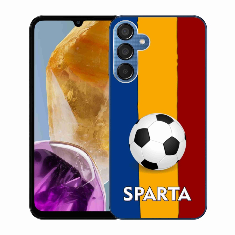 Gelový kryt mmCase na Samsung Galaxy M15 5G - fotbal 1