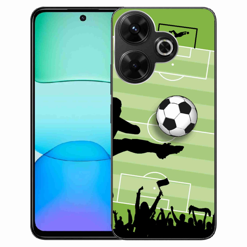 Gelový kryt mmCase na Xiaomi Redmi 13 4G/Poco M6 4G - fotbal 3