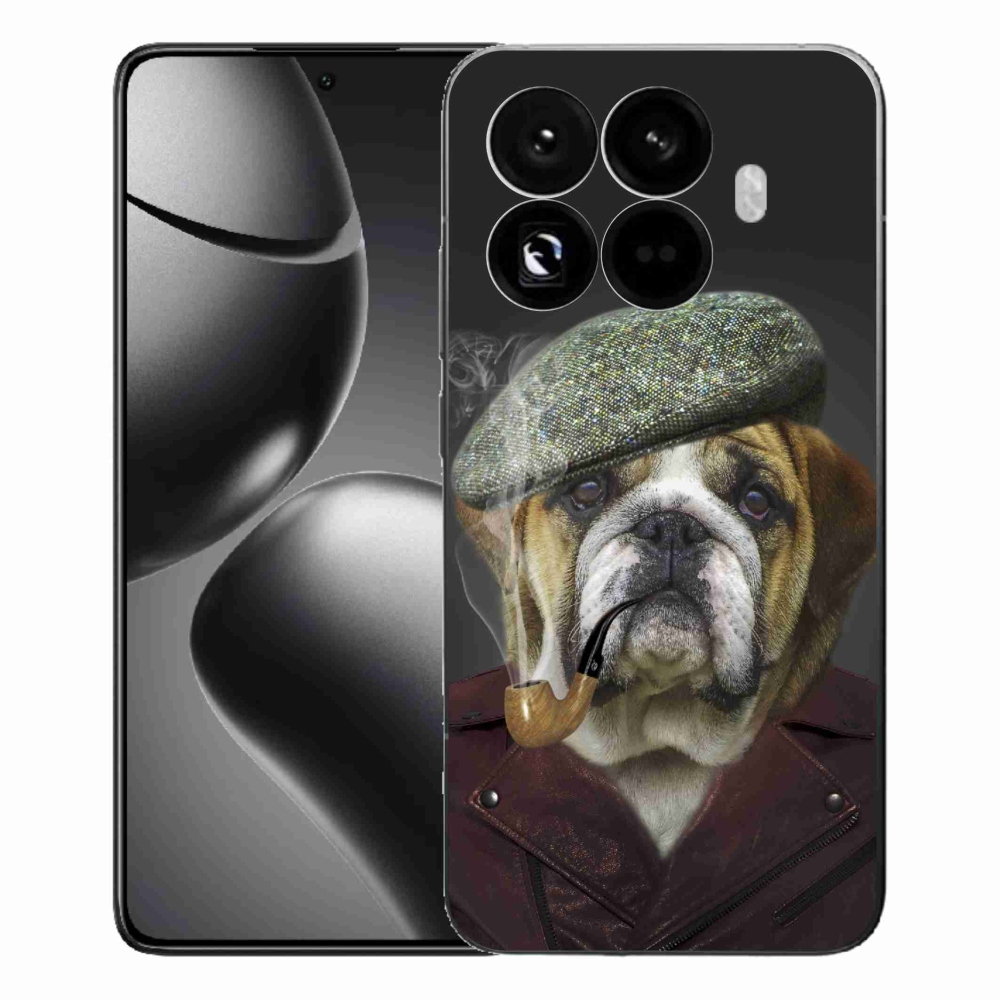 Gelový kryt mmCase na Xiaomi 15T Pro - pes s fajfkou