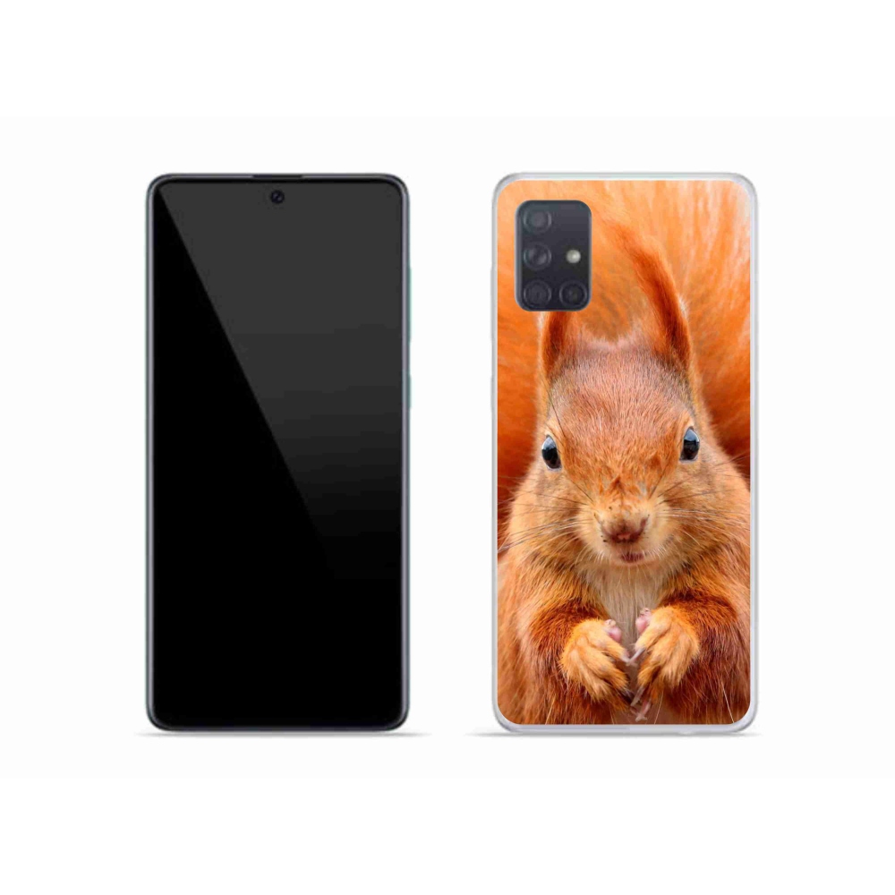 Gelový kryt mmCase na Samsung Galaxy A51 - veverka