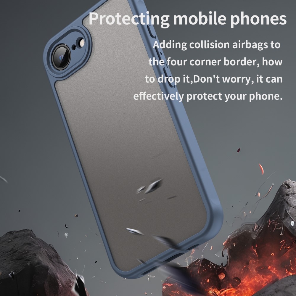 Proof gelový obal s pevnými zády na iPhone 16e - modrý