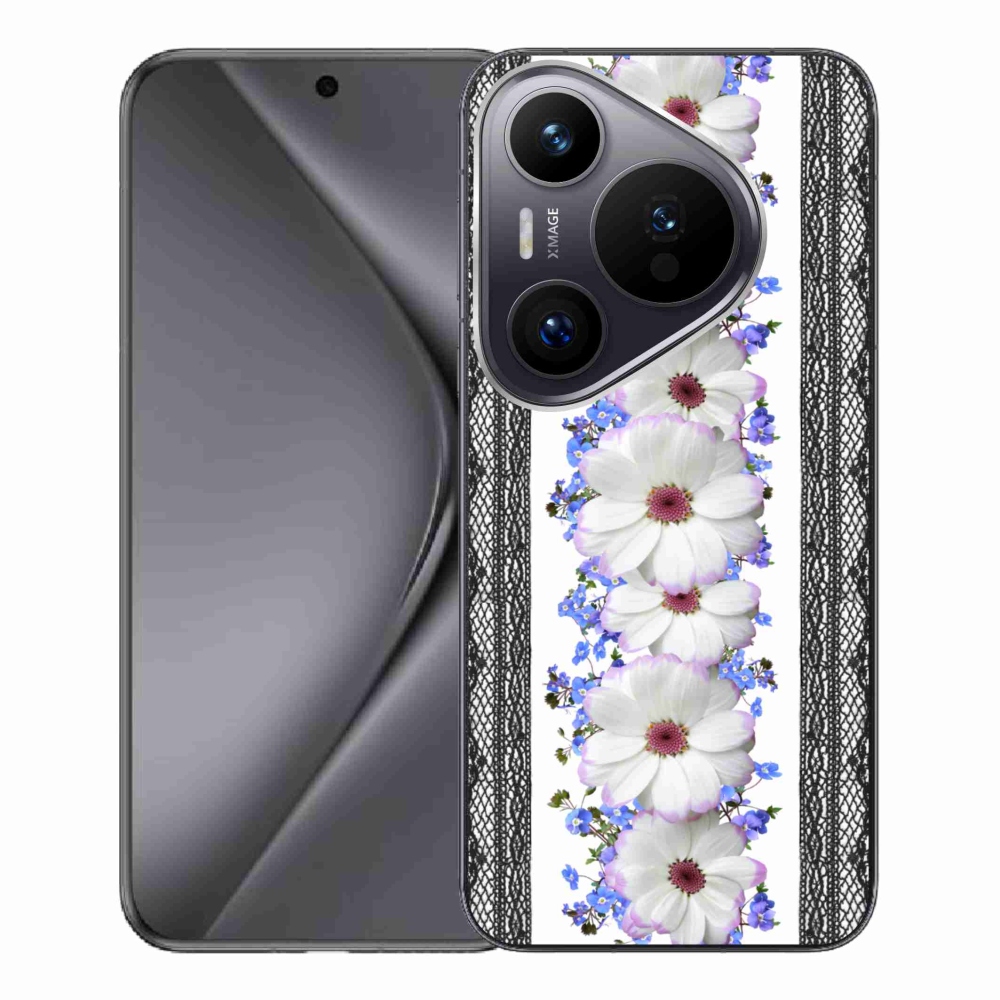 Gelový kryt mmCase na Huawei Pura 70 Pro - květiny 8
