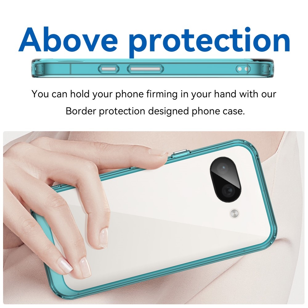 Gelový obal s pevnými zády na Google Pixel 9a - světlemodrý
