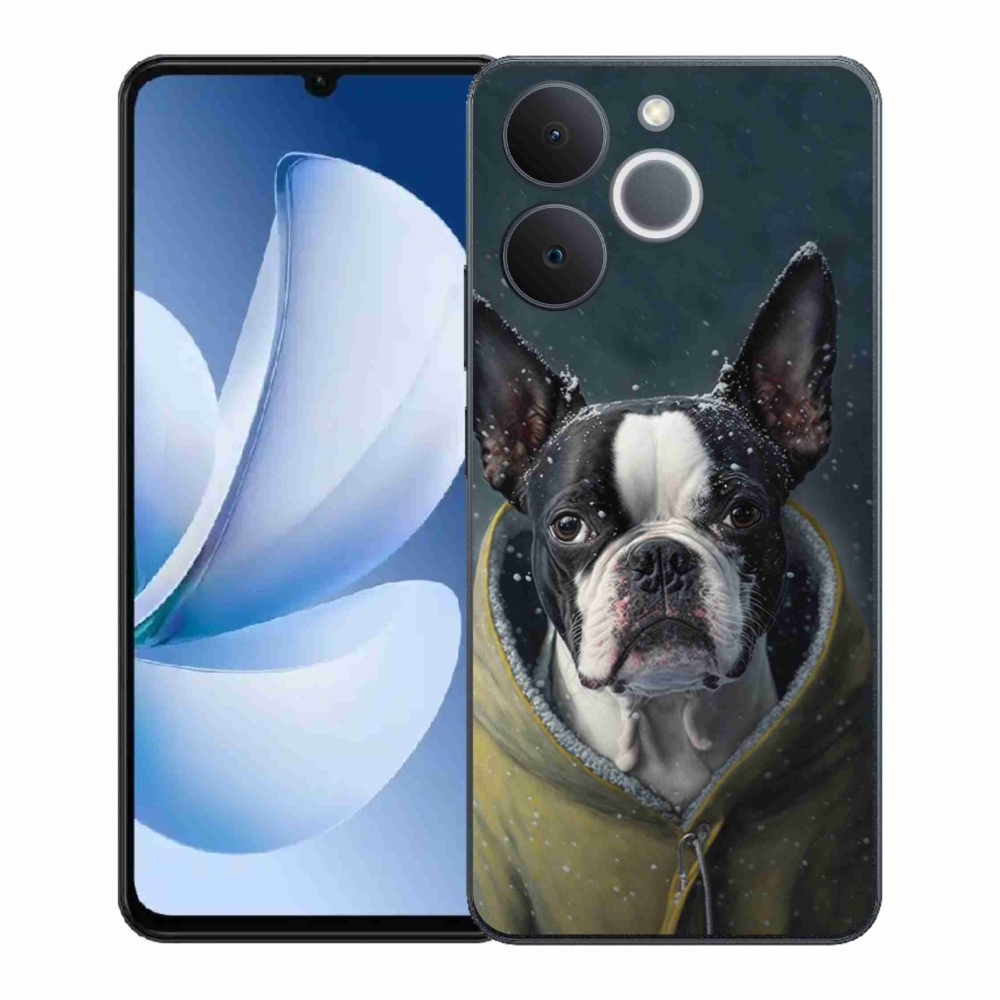 Gelový kryt mmCase na Realme Note 70T - buldoček