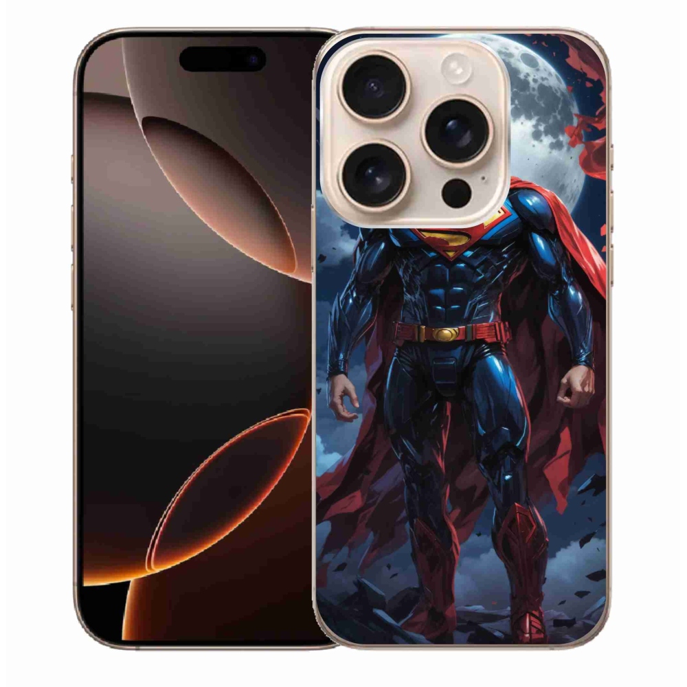 Gelový kryt mmCase na iPhone 16 Pro Max - superman