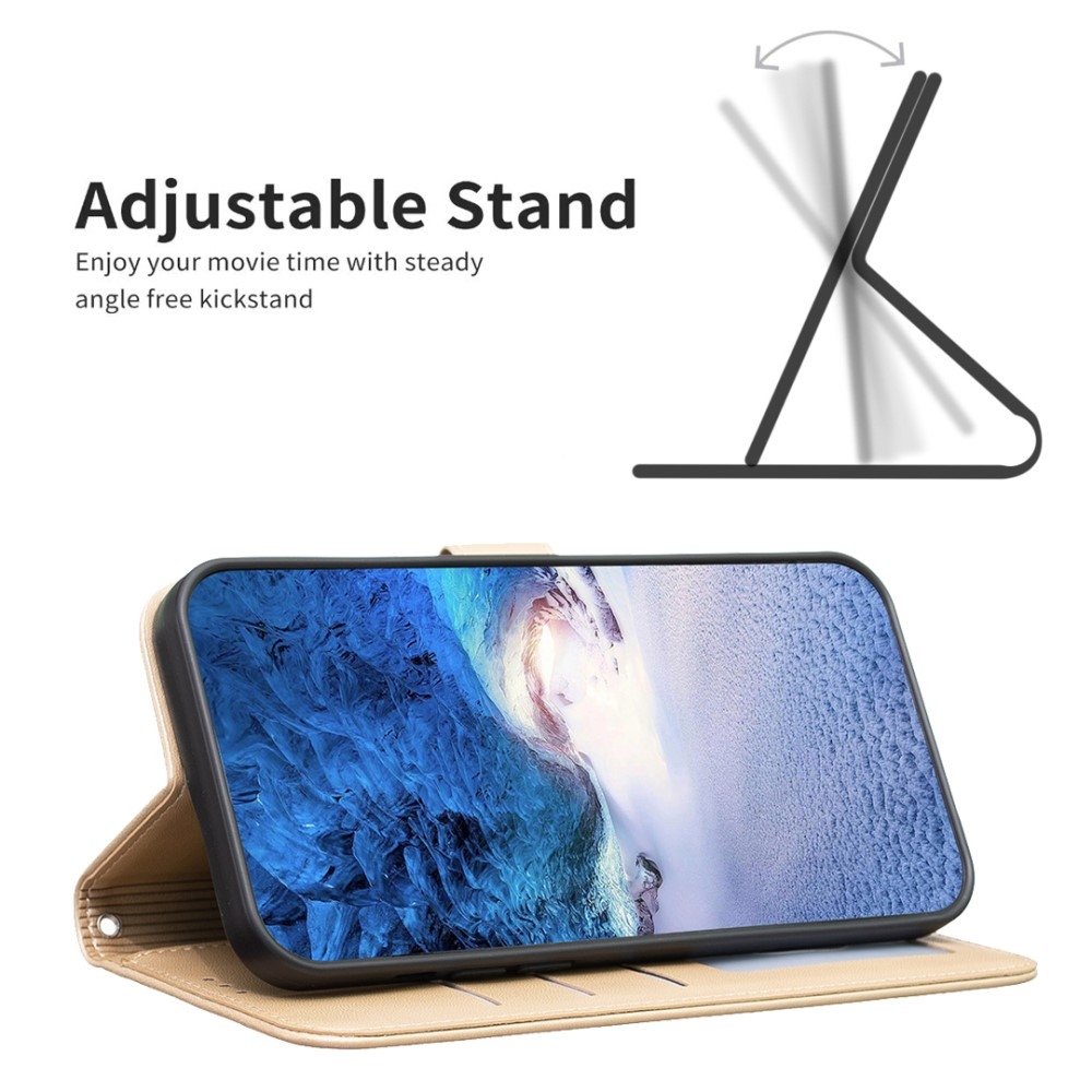 Clover knížkové pouzdro na Honor Magic 6 Lite 5G - zlaté