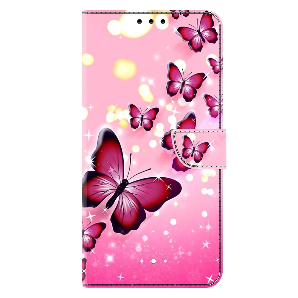 Firmly knížkové pouzdro na Samsung Galaxy A17 5G/A26 5G - růžoví motýli