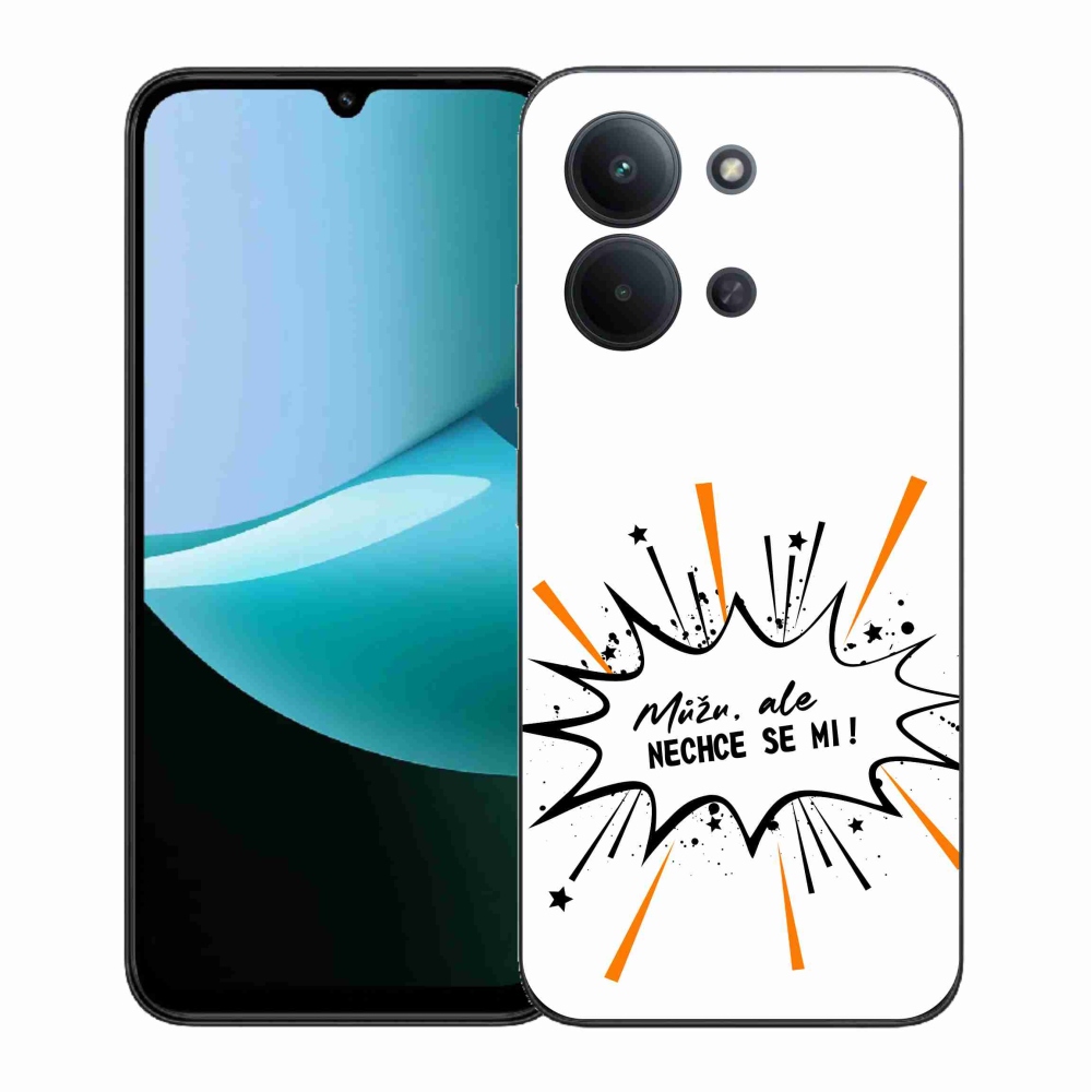 Gelový kryt mmCase na Xiaomi Redmi 15C 4G (171mm)/Poco C85 4G (171mm) - vtipný text 11 bílé pozadí