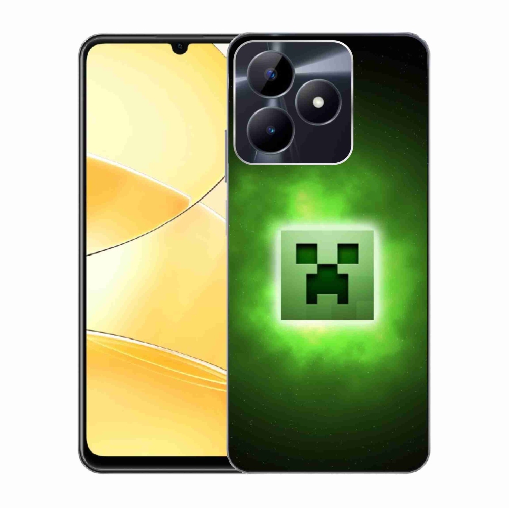 Gelový kryt mmCase na Realme C51/C53 - minecraft