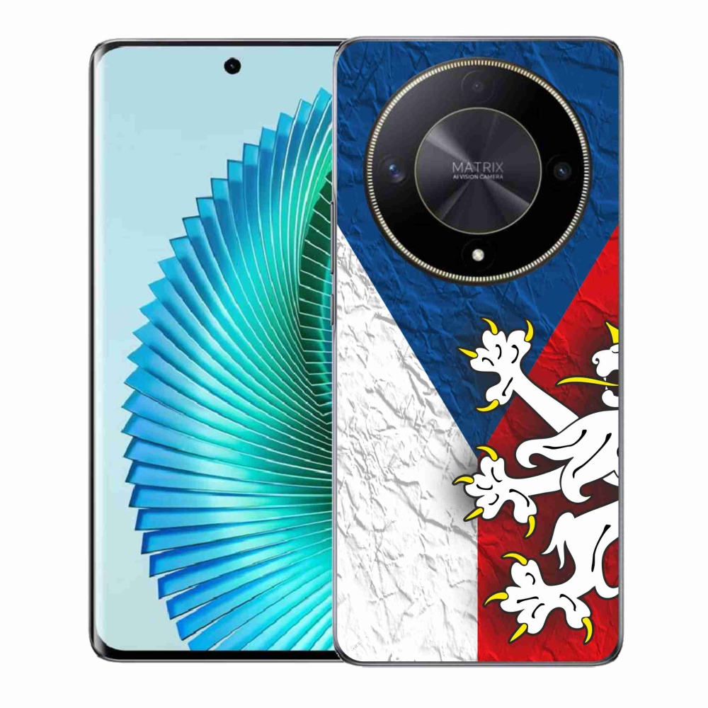 Gelový kryt mmCase na Honor Magic 6 Lite 5G - česká vlajka 1