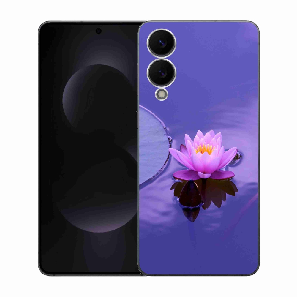 Gelový kryt mmCase na Samsung Galaxy S25 Edge - květ na hladině