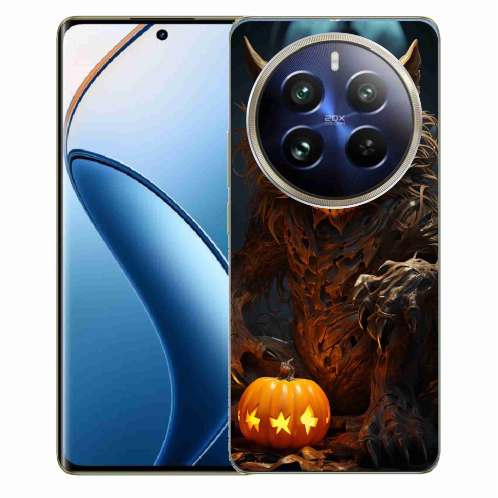 Gelový kryt mmCase na Realme 12 Pro 5G/12 Pro+ 5G - halloweenská příšera