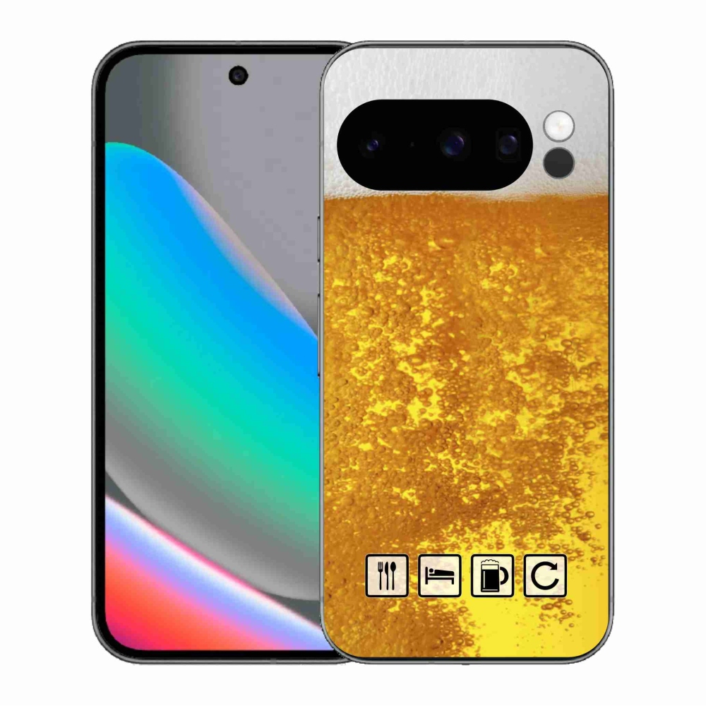 Gelový kryt mmCase na Google Pixel 10 Pro - pivní motiv 3