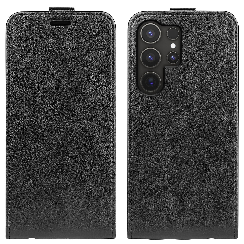 Vertical knížkové pouzdro na Samsung Galaxy S25 Ultra - černé