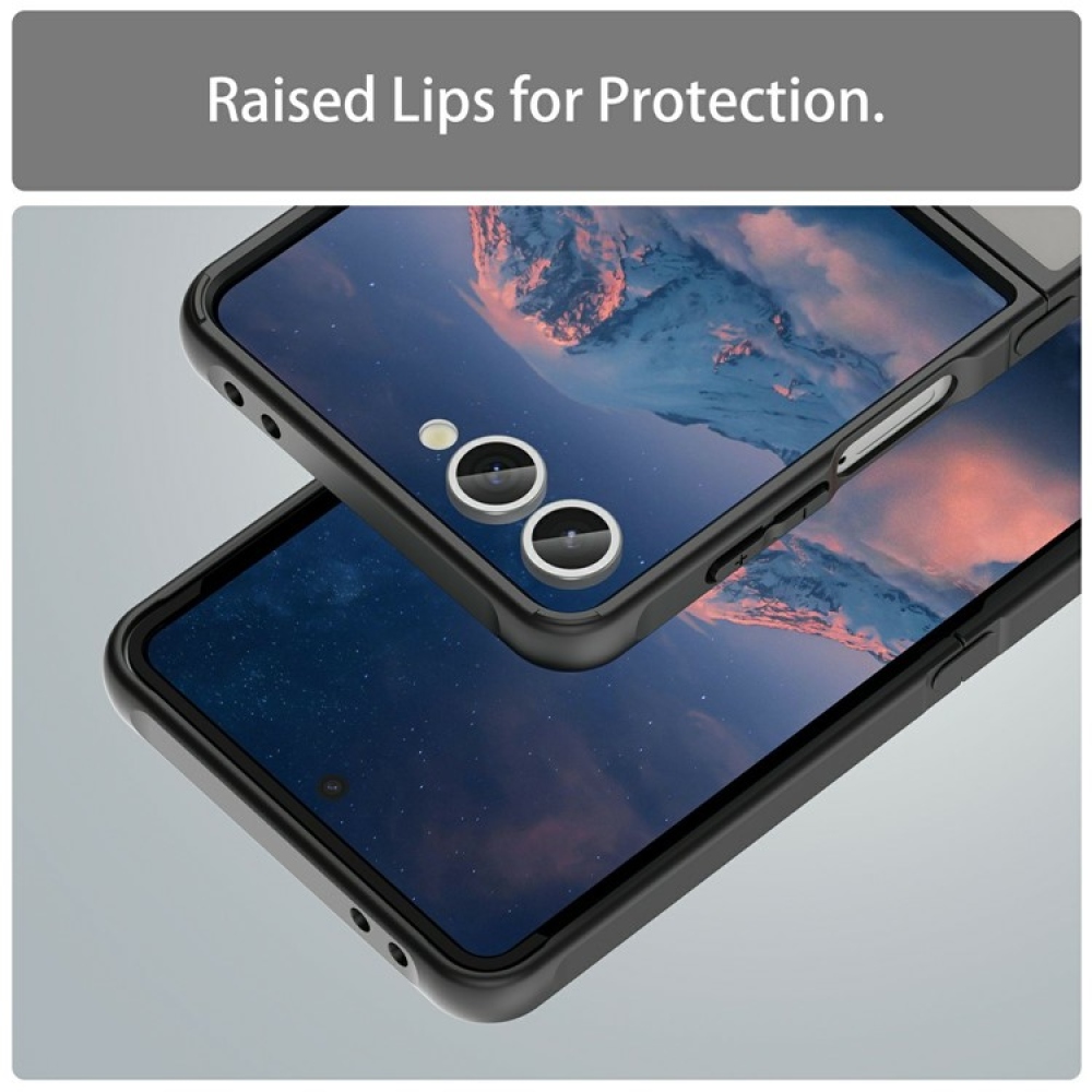 Case matný gelový obal s MagSafe na Samsung Galaxy Z Flip7 5G - černý