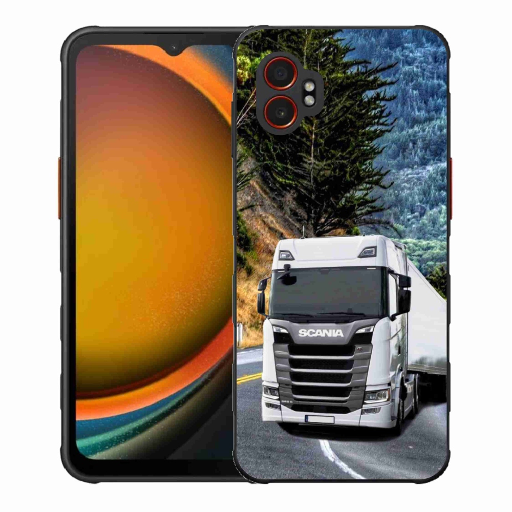 Gelový kryt mmCase na Samsung Galaxy Xcover 7 Pro - kamion 1