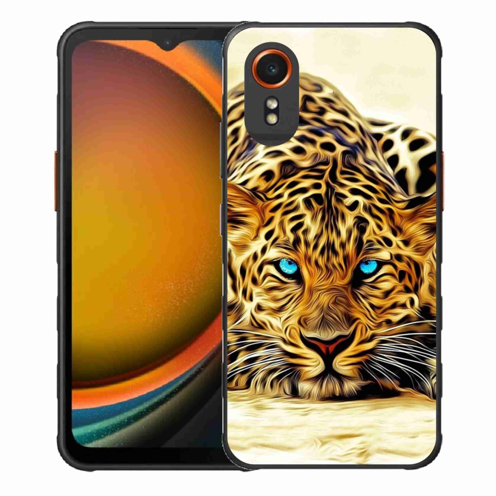 Gelový kryt mmCase na Samsung Galaxy Xcover 7 - kreslený tygr