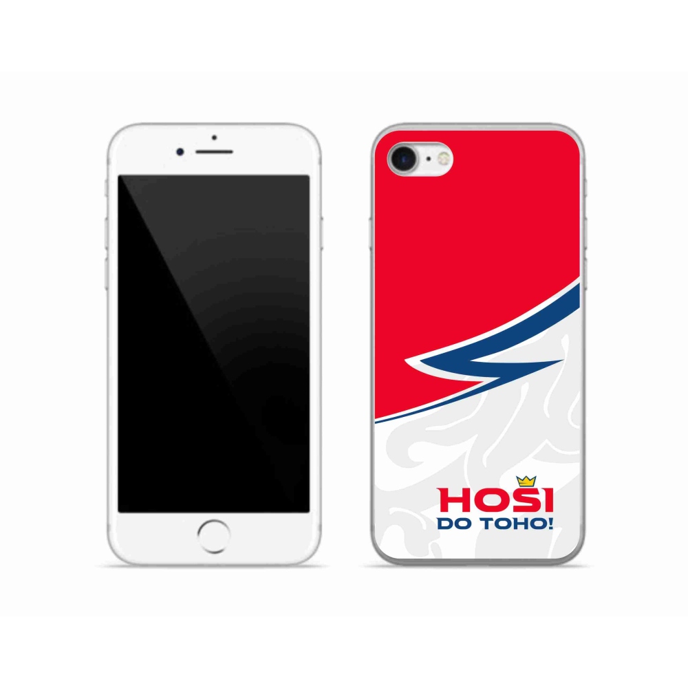 Gelový kryt mmCase na iPhone SE (2020) - hoši do toho