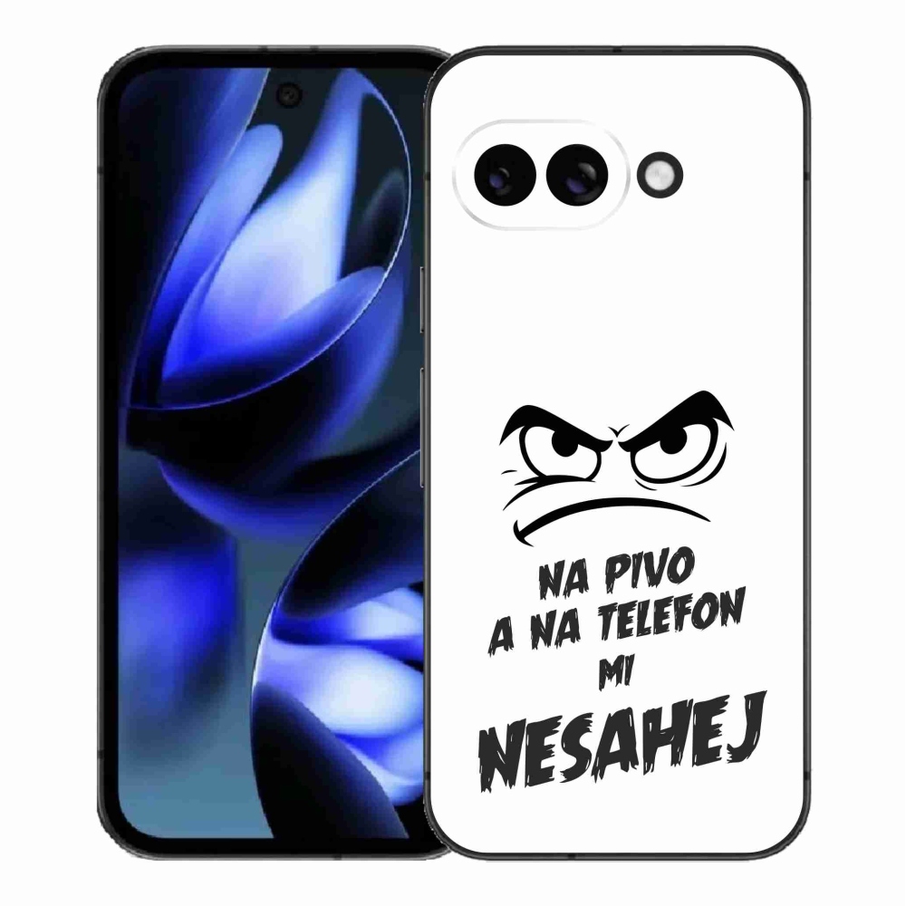Gelový kryt mmCase na Google Pixel 9a - pivní motiv 2 bílé pozadí