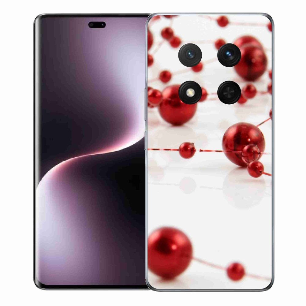 Gelový kryt mmCase na Honor Magic 7 Lite 5G - vánoční řetěz