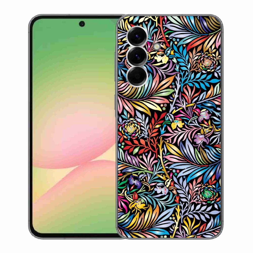 Gelový kryt mmCase na Samsung Galaxy A56 5G - květiny 5
